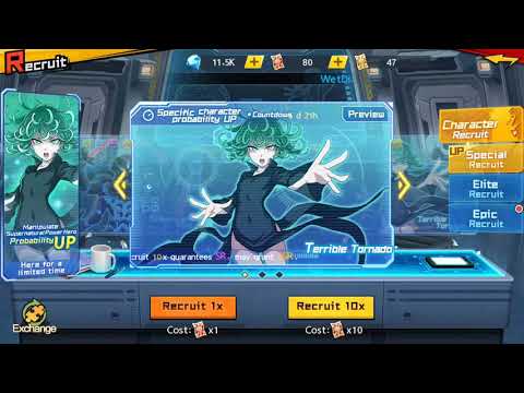 Terrible Tornado Rate-Up Gacha - One Punch Man The Strongest