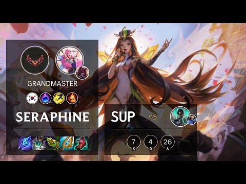 Seraphine Support vs Karma - KR Grandmaster Patch 12.5