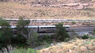 preview picture of video 'California Zephyr At Coal Mine Above Helper Utah 19 July 2014'