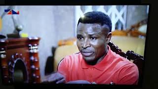 Christopher Katongo being interviewed