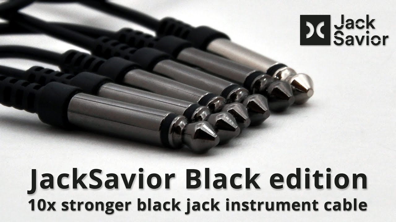 JackSavior | 10x stronger black jack instrument cable - YouTube