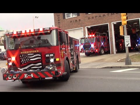 Morristown Fire Department Engine 4 Ladder 1 Engine 3 Captain 1 Responding 1-1-25