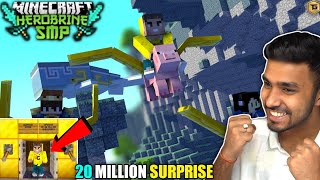 SOMETHING CRAZY COMING SOON  WITH MINECRAFT 20 MILLION SURPRISE I TECHNO GAMERZ I UJJWAL GAMING