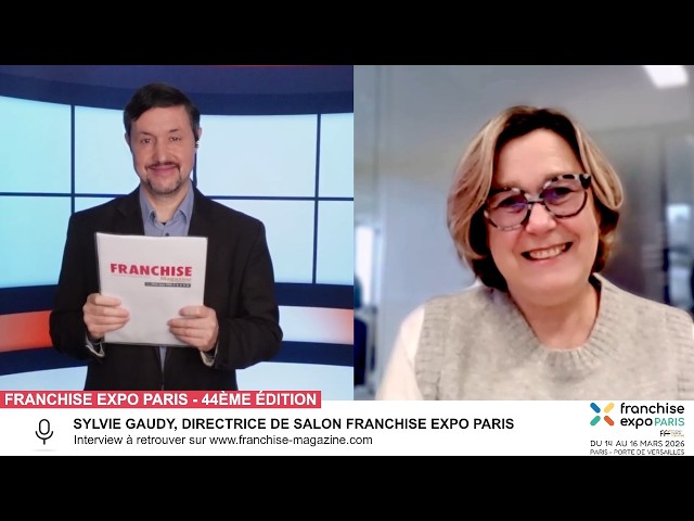 Sylvie Gaudy, Directrice du salon Franchise Expo Paris, nous présente la 44ème édition