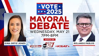 WATCH LIVE: KSAT Mayoral Debate : May 21, 2025