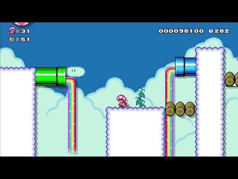 Super 64th ender World - Mario Maker 2 Super Worlds #4