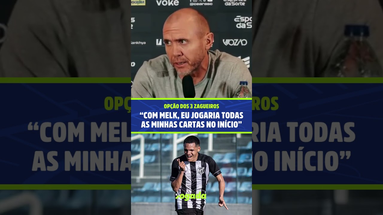 Imagem da notícia: Mozart explica Melk no banco de reservas contra o Fortaleza: 'jogaria todas as minhas cartas'