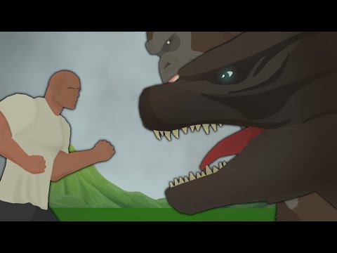 THE ROCK vs GODZILLA   |  The Rock takes revenge for George  |  Rampage vs MonsterVerse
