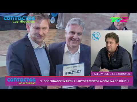 El gobernador Martín Llaryora visitó Chucul y entregó fondos a la comuna y a las instituciones