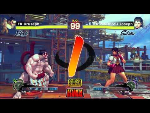 Atlanta Revival 7/23 Super Street Fighter 4: Arcade Edition Winners Finals Druseph vs DBJoseph