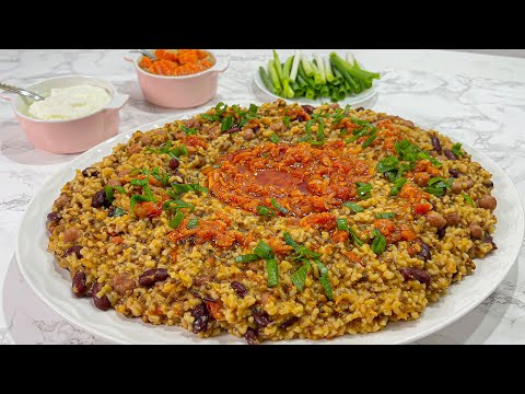 Shola Afghan Sticky Rice Recipe شله ماش دار ( کچری ساده ) مزه دار