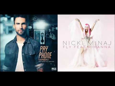 Maroon 5 ft Wiz Khalifa Vs Nicki Minaj Ft Rihanna - Flyphone (Josh R Mashup Remix)