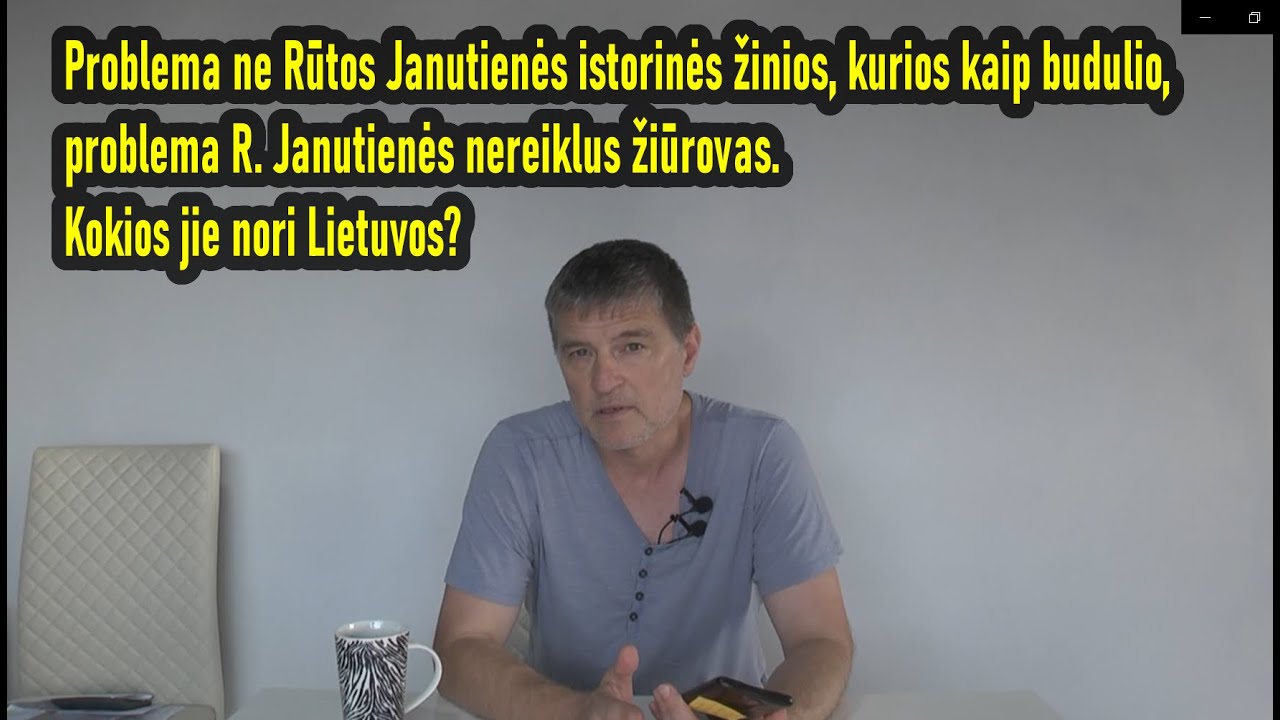 Rūtos Janutienės šlykštus melas