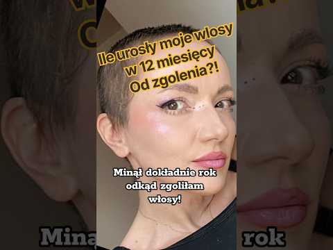 MINĄŁ DOKŁADNIE ROK CAŁE 12 miesięcy od zgolenia włosów! Sprawdźmy ile urosły w 1 rok!