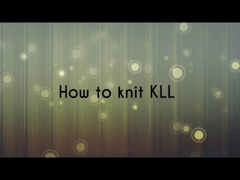 [Knitting ] How to KLL ( knit left loop) - by Jeany handmade