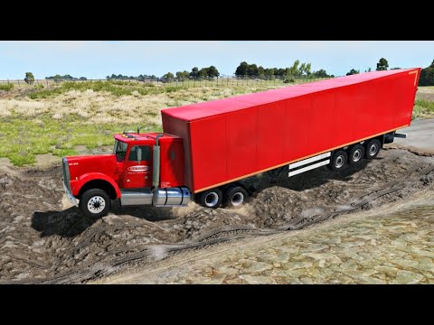 Cars vs Massive Potholes – BeamNG.Drive