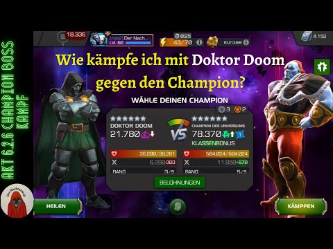 Wie kämpfe ich mit Doktor Doom gegen den Champion Boss in Akt 6.2.6? - Marvel Sturm der Superhelden