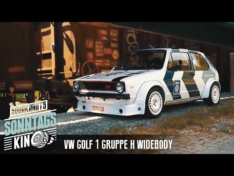 Die Liebe und Leidenschaft zum Motorsport. Golf 1 Gruppe H Widebody