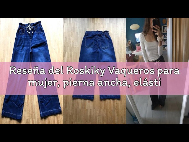 Vídeo relacionado con Roxy Slow Swell - Vaquero Elástico De Corte Relajado Para Mujer Vaquero Elástico De Corte Relajado, Mujer, medium blue, S