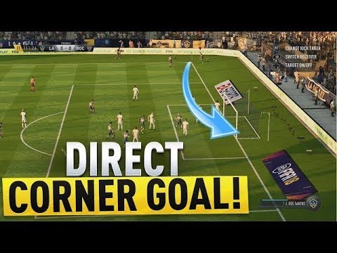 FIFA 18 | How to score corner kicks directly  {Tutorial}