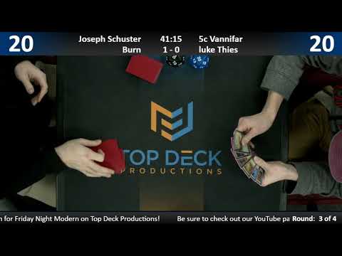 Modern w/ Commentary 1/29/19: Joseph Schuster (Burn) vs. Luke Thies (5c Vannifar)