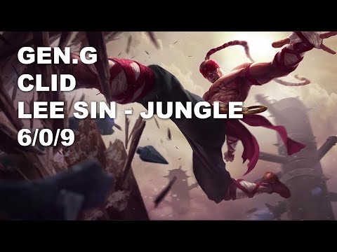 Gen.G Clid Jungle Lee Sin vs Sejuani - KR Challenger Patch 10.8