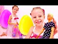 Nastya and Stacy found new toys and doll Nastya and Stacy found new toys and doll