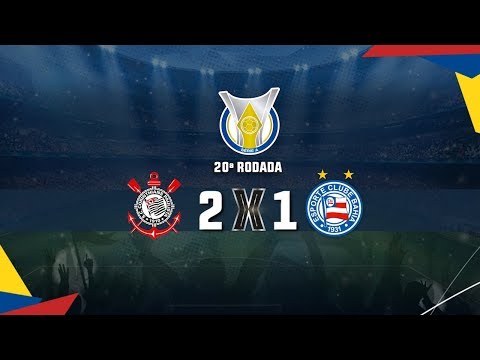 Gols de Corinthians 2 x 1 Bahia, Brasileirão 2019