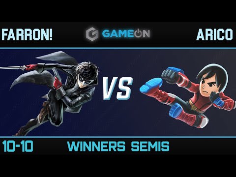Farron! (Joker, Sephiroth) vs EGL | arico (Mii Brawler) - Game On 10/10 Winners Semis