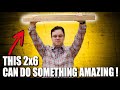 I discovered an AMAZING 2x6 trick for woodworkers!