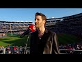 Aaron sings the Star Spangled Banner at Nationals Stadium (HQ Version)