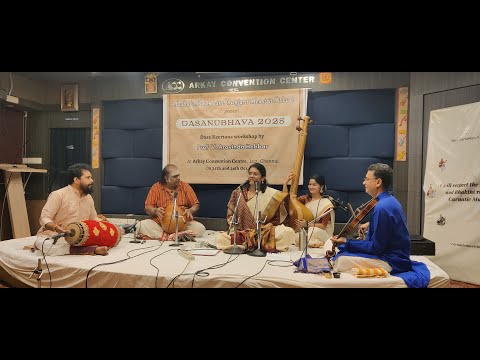 Madhuradhwani and Ranjani Memorial Trust-Haridasa Compositions-Amrutha Venkatesh Vocal