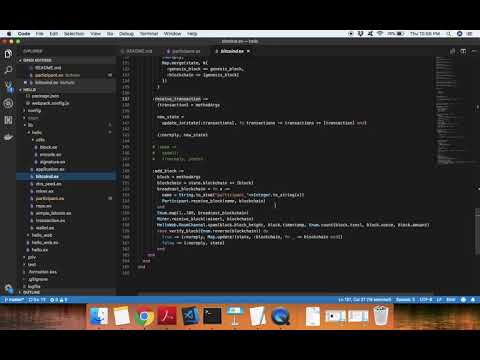 Blockchain Network built using Elixir, Phoenix