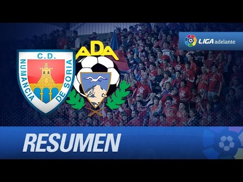 Resumen de CD Numancia (2-2) AD Alcorcón - HD
