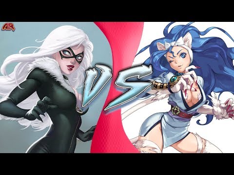 BLACK CAT vs FELICIA! (Spoiler: The Catwoman Wins) | CARTOON FIGHT CLUB