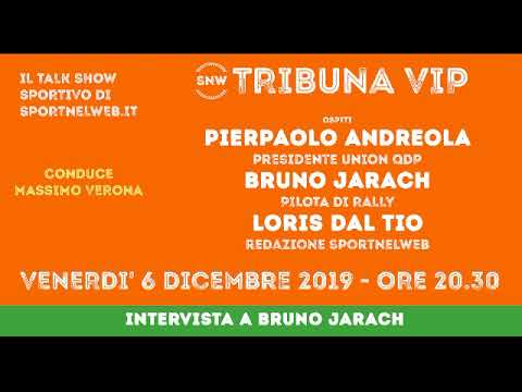 Tribuna VIP del 06/12/2019 - Intervista a Bruno Jarach (pilota)- #SNW
