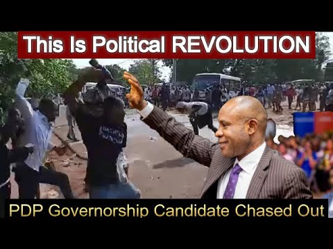 PDP Governorship Candidate Chased Out By Youths