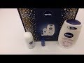 Nivea Pure Skin Box Set Unboxing Cashmere Shower Cream Sensitive Antiperspirant Original