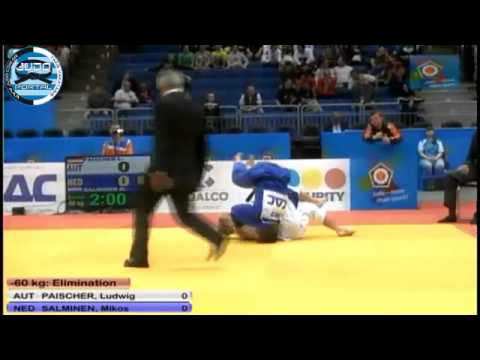 European Judo Championship Chelyabinsk 2012 -60kg PAISCHER Ludwig (AUT)-SALMINEN Mikos (NED)