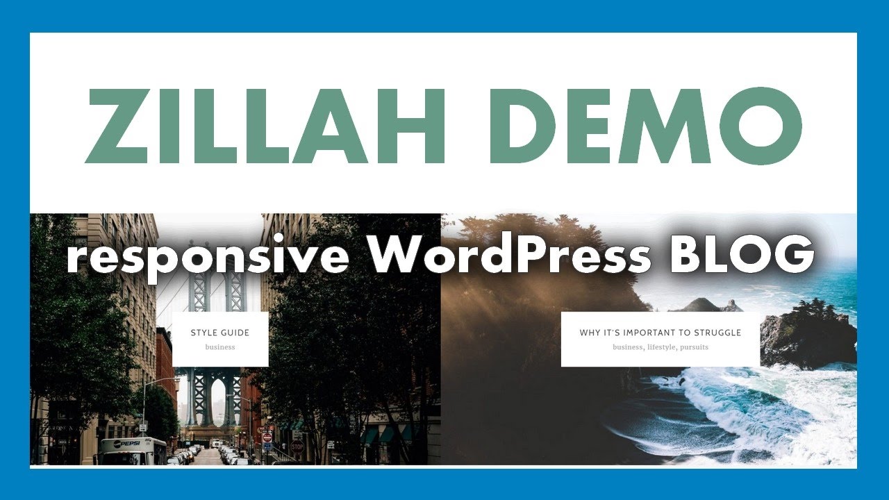 How To Install And Setup Zillah WordPress Theme