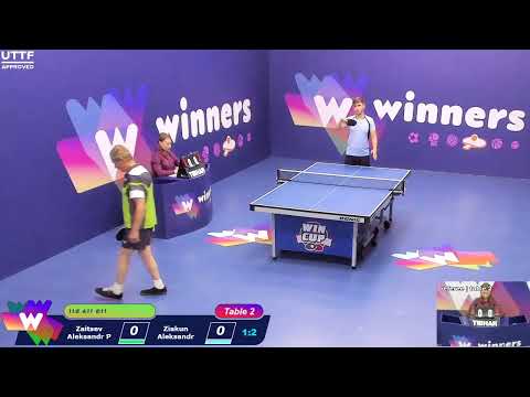 WINners CUP table 2  10.09 Zaitsev Aleksandr P - Ziakun Aleksandr  13:00