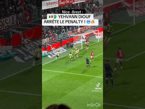 Yehvann diouf arret sur pénalty Et offre la victoire à Nice (2-1)❌🥊🤩