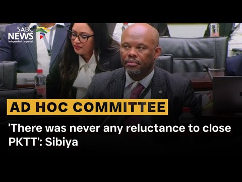 Ad Hoc Committee | 'There was never any reluctance to close PKTT': Sibiya