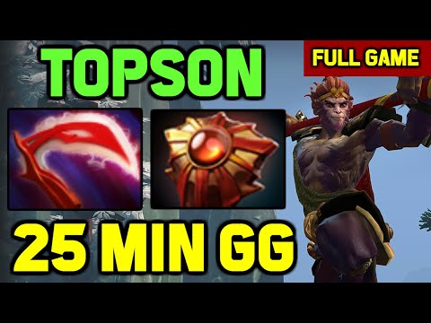 Topson MID Monkey King MINUS ARMOR BUILD Signature HERO