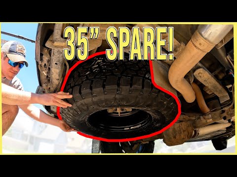 Is This the Best Spare Tire Solution for Your Truck? | 35" Tire under F150