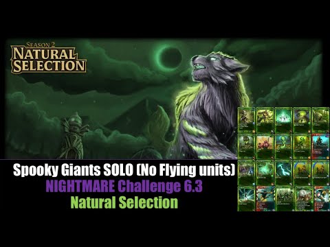 Skylords Reborn/Battleforge Spooky Giants EXPERT SOLO, Nightmare Challenge 6.3 [Natural Selection]