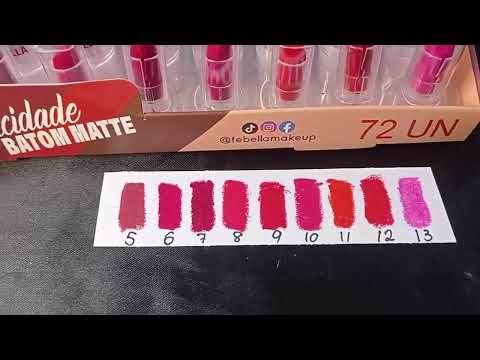 BATOM MATTE SIMPLICIDADE 9 CORES FEBELLA 3,8G BOX COM 72 UN