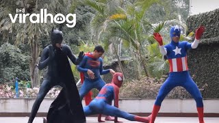Superheros with Killer Dance Moves || ViralHog