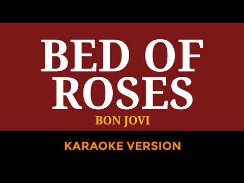 BED OF ROSES Bon Jovi | Karaoke Version