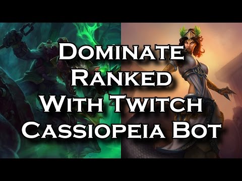 Dominate Ranked with Twitch Cassiopeia Bot - A Crazy Strong Duo Queue Strategy Ft Pokelawls